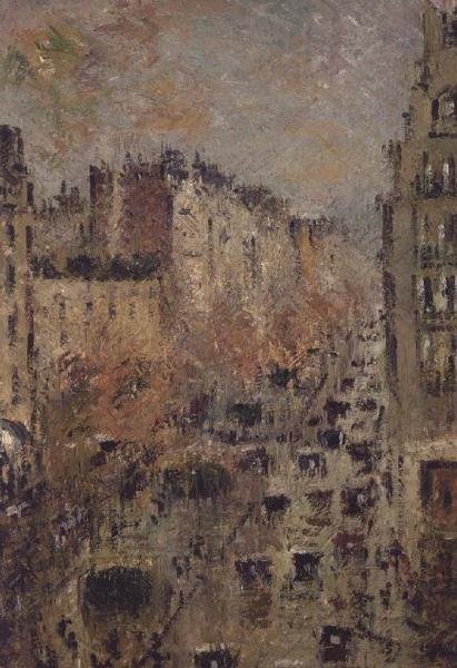 大通りラスパイユ、1928 作： グスタフ・ロワゾー