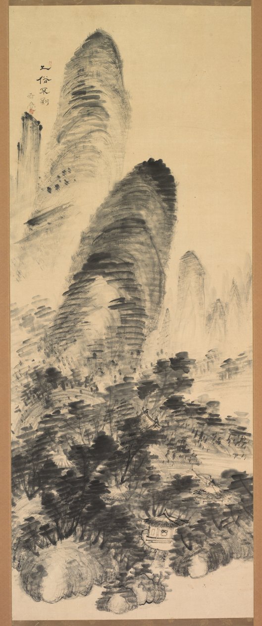1800年代後半から1900年代初頭にかけて、下品に禁じられた。 作： 浦上玉堂