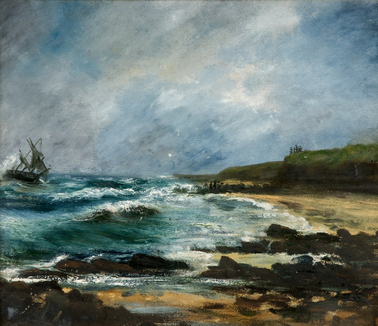 Venäläisen ketchin Julerneckin hylky Marsden Cliffsin edustalla 作： HCB スコット