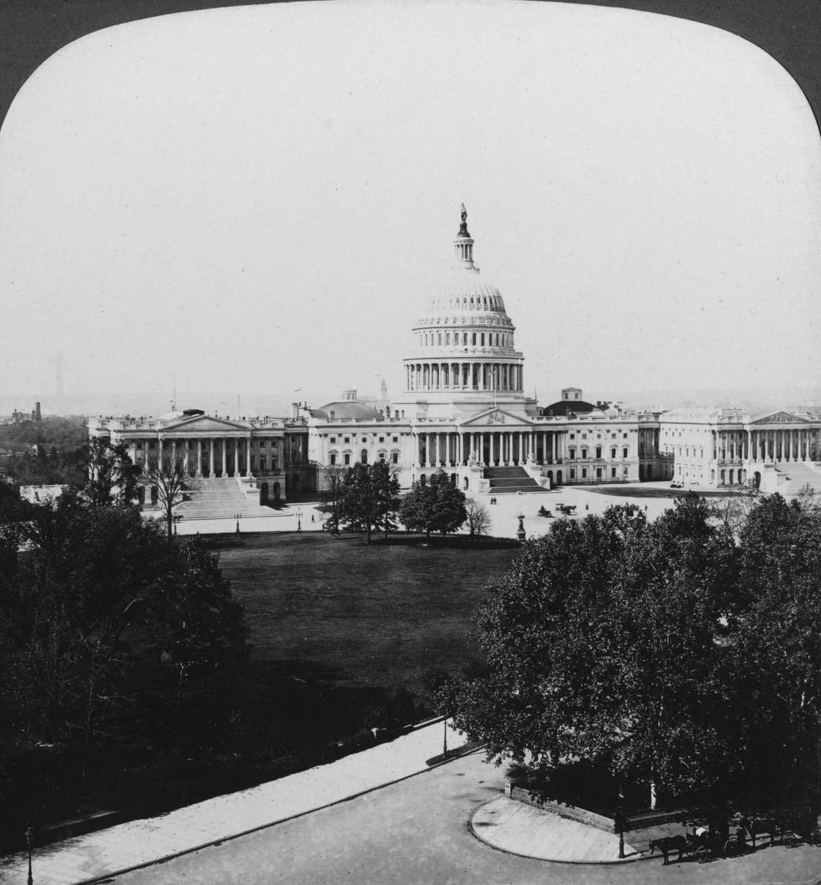 国会議事堂、ワシントンDC、米国、1901年。 作： HCホワイト