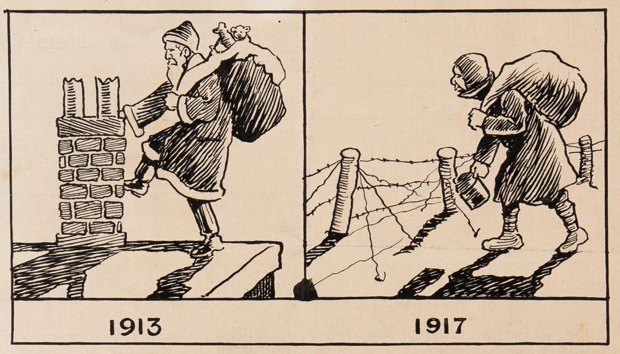 父のクリスマス1913年と1917年 作： H.ミラー