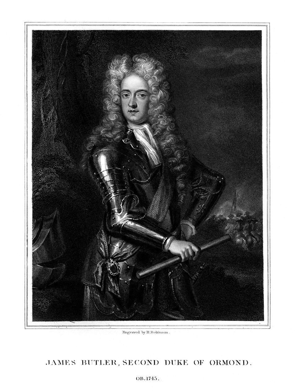 ジェームズバトラー、第2代オーモンド公、アイルランドの政治家、兵士、1831年。 作： H.ロビンソン