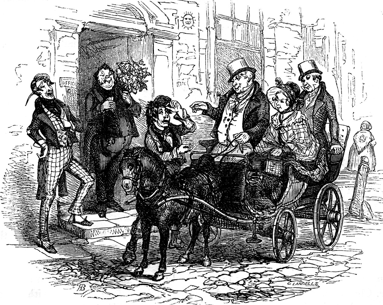 チャールズ・ディケンズの「The Old Curiosity Shop」。 作： ハブロナイト・ブラウン
