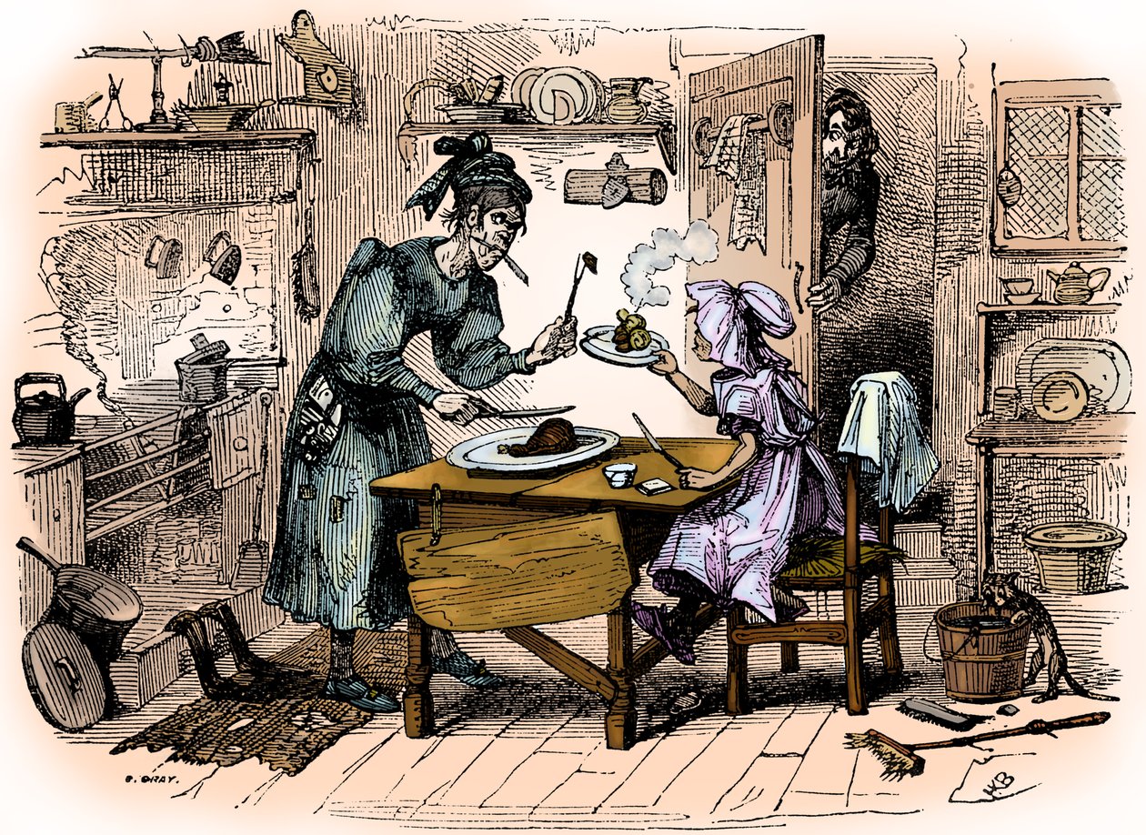 チャールズ・ディケンズの「The Old Curiosity Shop」。 作： ハブロナイト・ブラウン