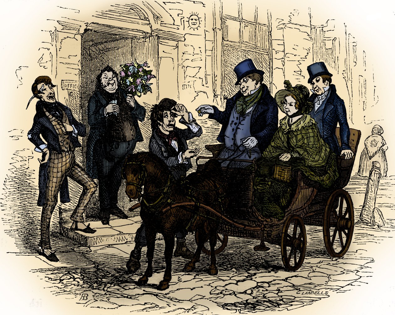 チャールズ・ディケンズの「The Old Curiosity Shop」。 作： ハブロナイト・ブラウン