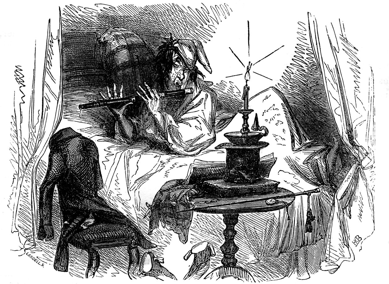 チャールズ・ディケンズの「The Old Curiosity Shop」。 作： ハブロナイト・ブラウン