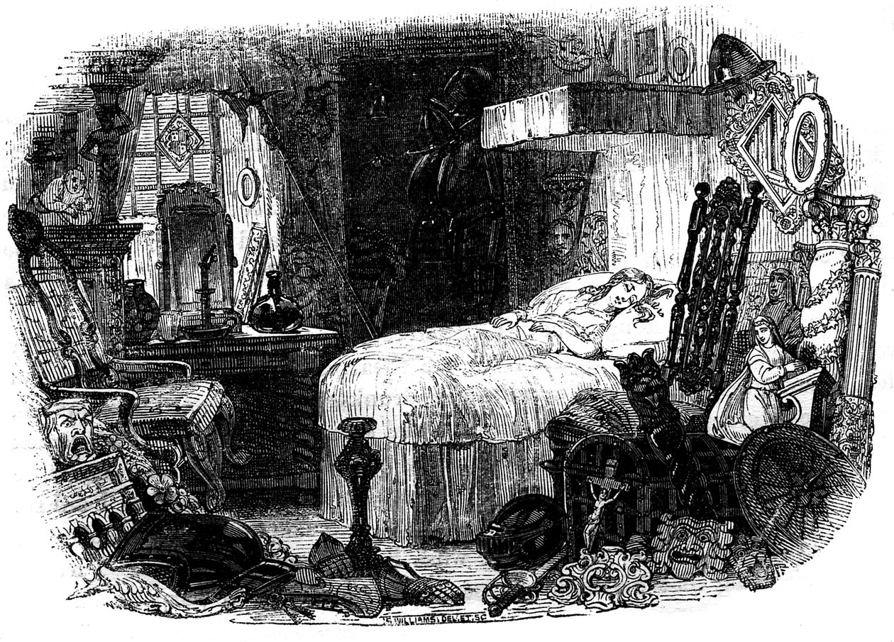 チャールズ・ディケンズの「The Old Curiosity Shop」。 作： ハブロナイト・ブラウン