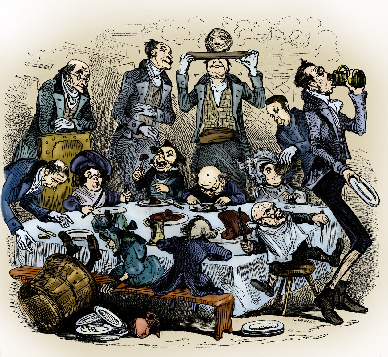 チャールズ・ディケンズの「The Old Curiosity Shop」。 作： ハブロナイト・ブラウン