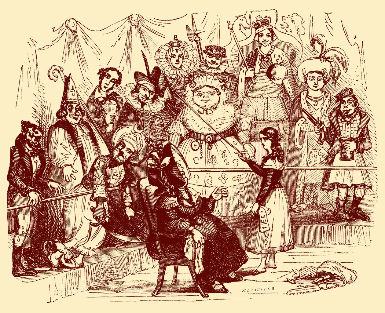 チャールズ・ディケンズの「The Old Curiosity Shop」。 作： ハブロナイト・ブラウン