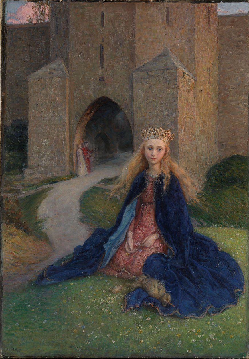 紡錘の王女、1896 作： ハンナ・パウリ