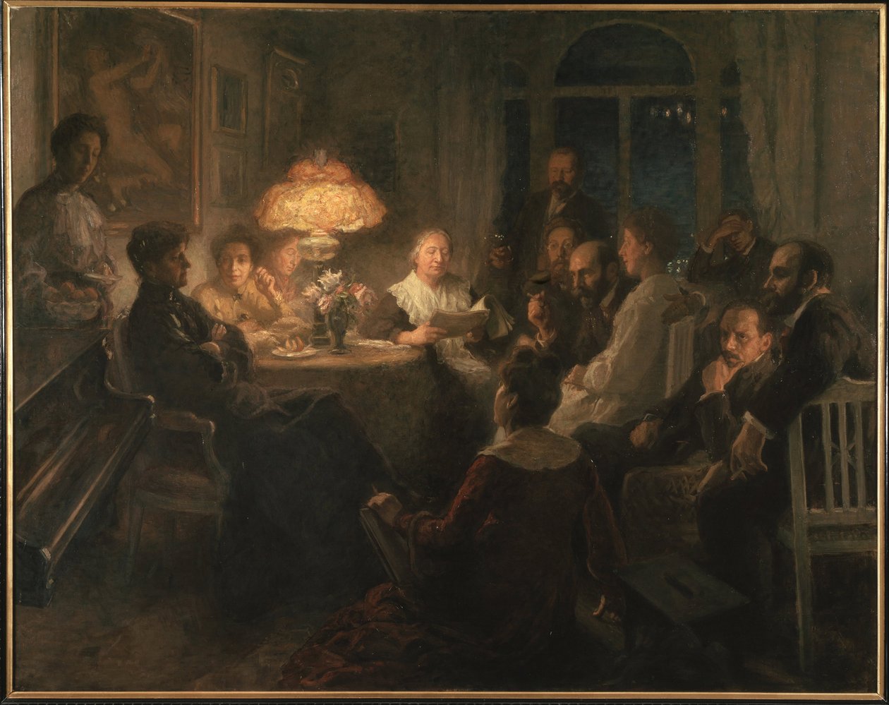 Les amis - Friends - Pauli (Hirsch-Pauli), Hanna (1864-1940) - 1900-1905 - 油彩・キャンバス - 204x260 - Nationalmuseum Stockholm 作： ハンナ・パウリ