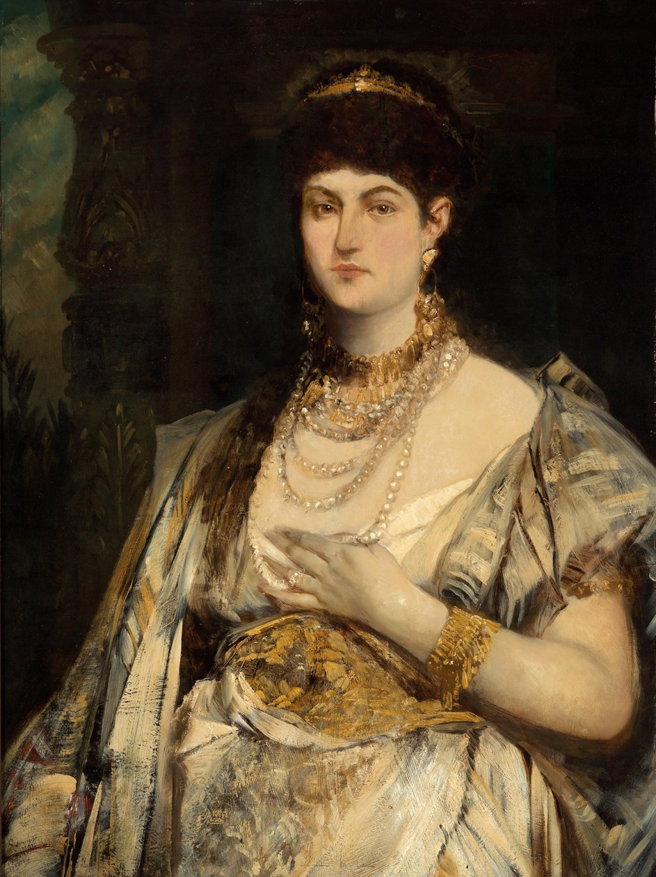 Henriette Mankiewiczの肖像 作： ハンス・マカート