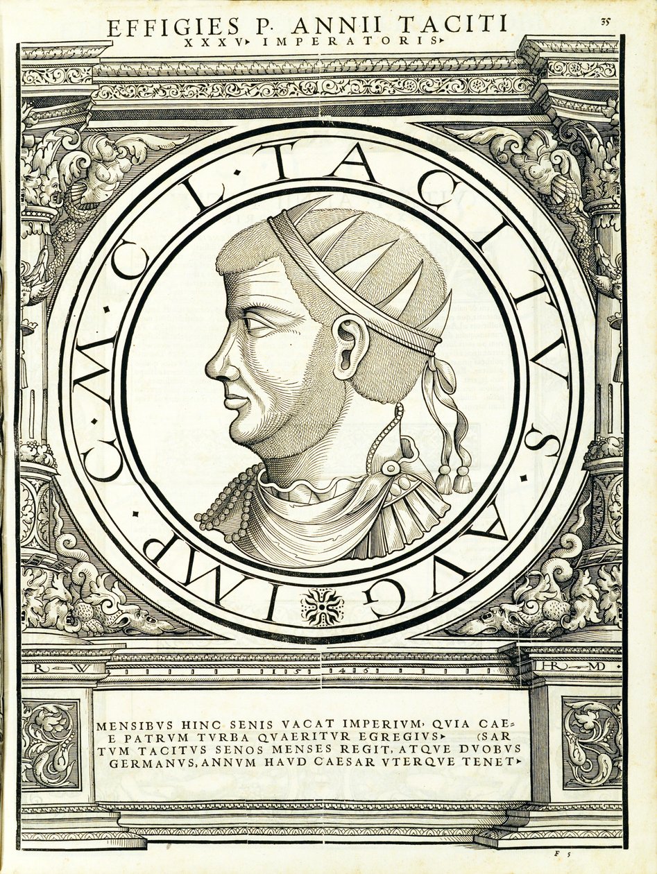 1559年にチューリッヒのアンドレアスゲスナーによって印刷されたルドルフヴィッセンバッハによって彫刻された古代の硬貨の真実な東西像のローマ皇帝から静かに 作： ハンス・ルドルフ・マヌエルドイツ人