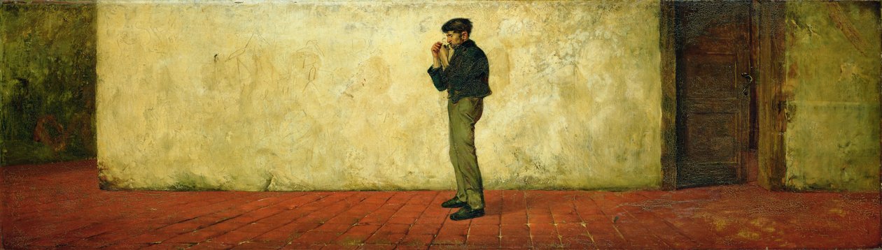 ワイマールの旧解剖学研究所の廊下、1882年 作： ハンス・スペクター