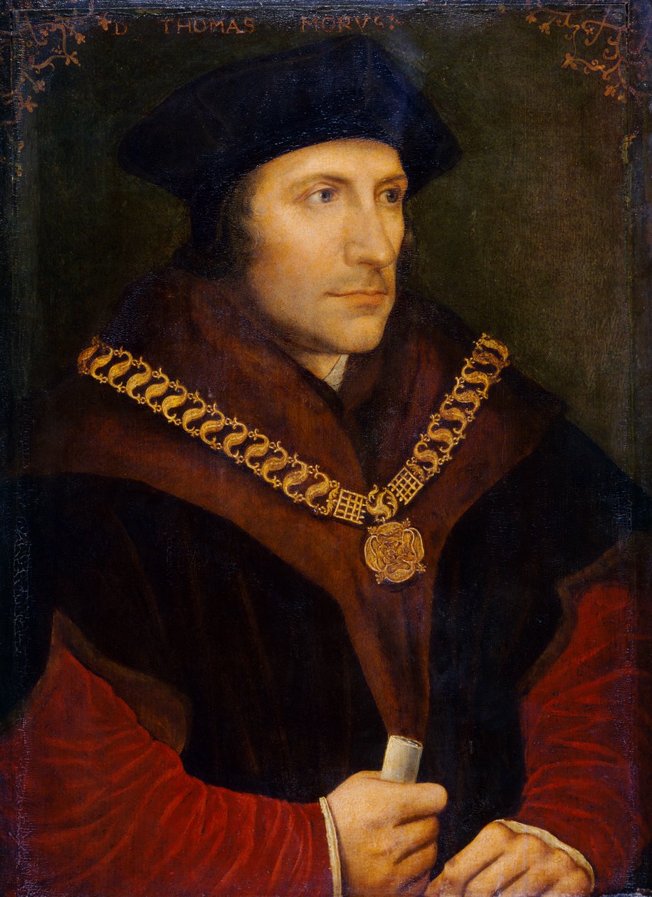 Sir Thomas More n. 1600 (öljy kankaalle) 作： ハンス（後）ホルバイン・ザ・ヤンガー