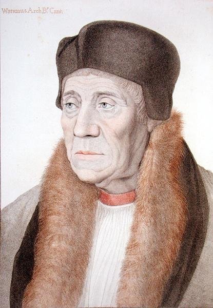 フランチェスコ・バルトロッツィ（1727-1815）が彫ったウィリアム・ウォーハム（1450-1532）。 作： ハンス（後）ホルバイン・ザ・ヤンガー