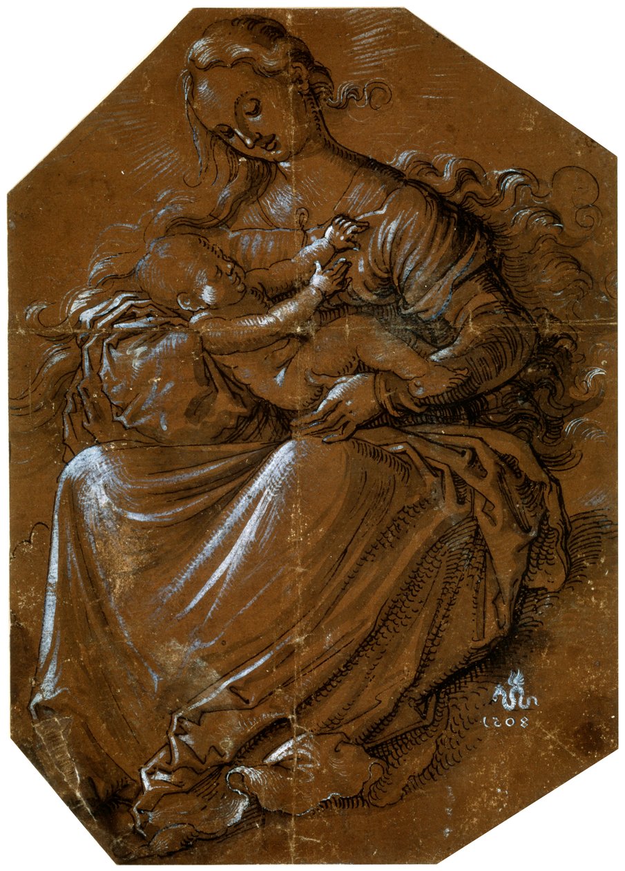 聖母子、c1500-1545 作： ハンス・バルドゥン
