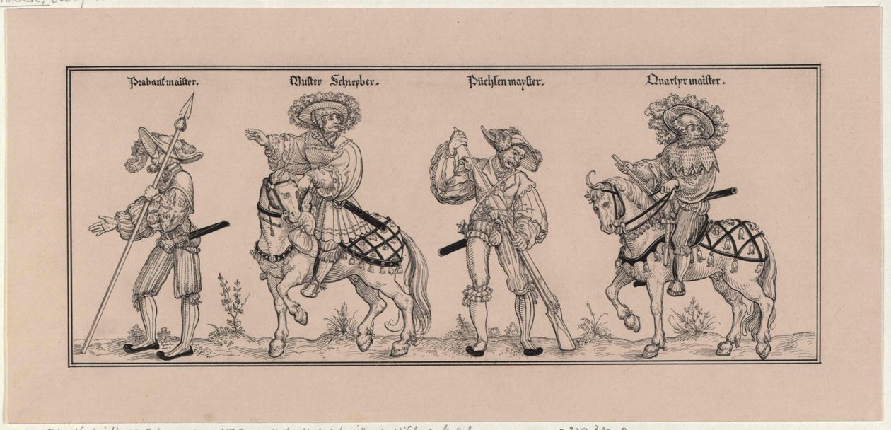 ニコラウス・メルデマンの木版画に基づく1529年のウィーン弁護団 作： ハンス・グルデンムント