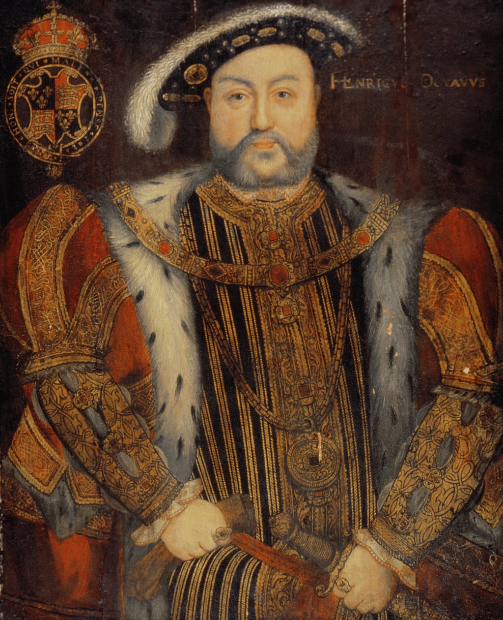 ヘンリー8世の肖像（1491-1547） 作： ハンス・ホルバイン・ザ・ヤング