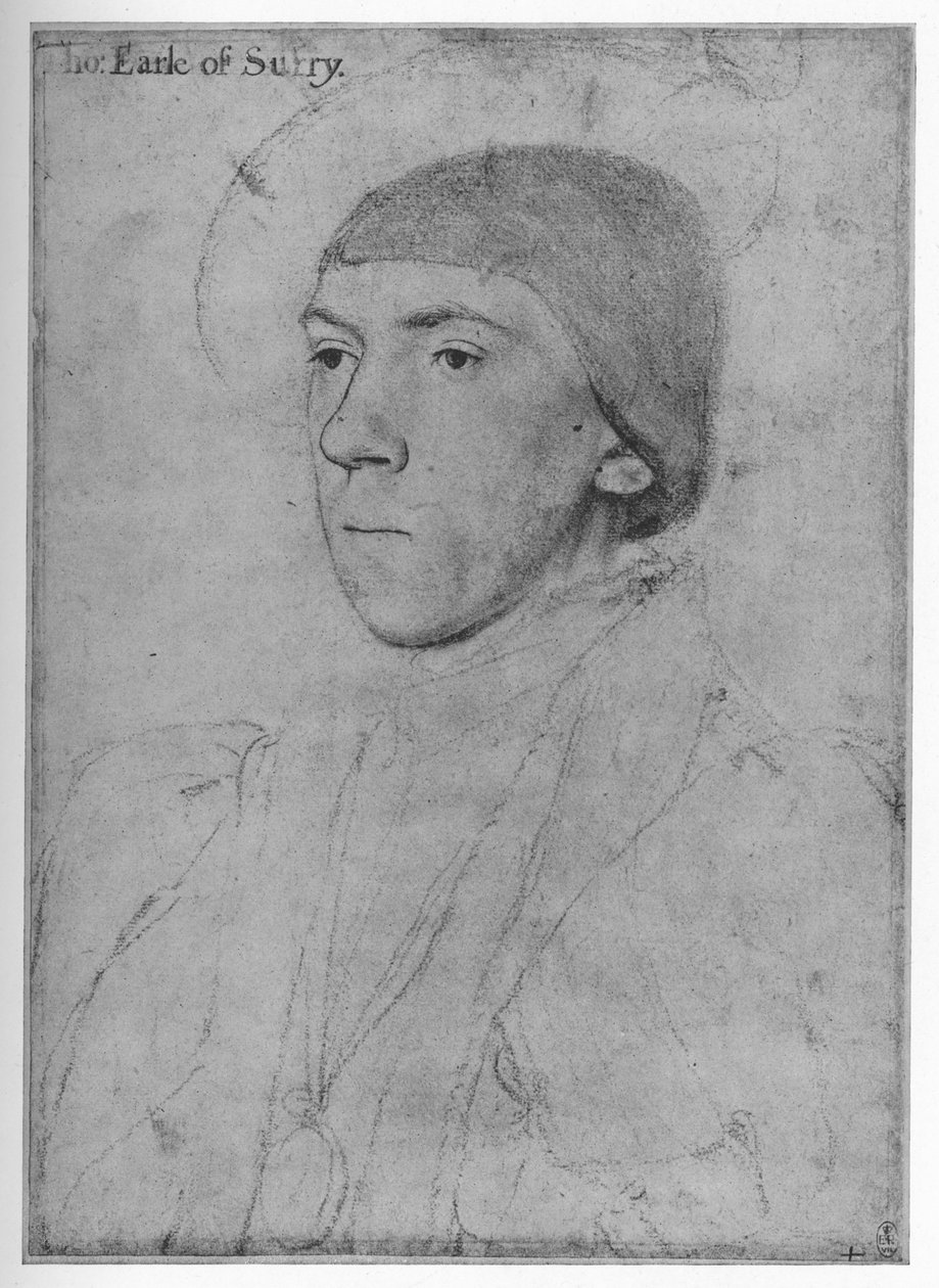 ヘンリーハワード、サリー伯、c1533-1536 1945 作： ハンス・ホルバイン・ザ・ヤング
