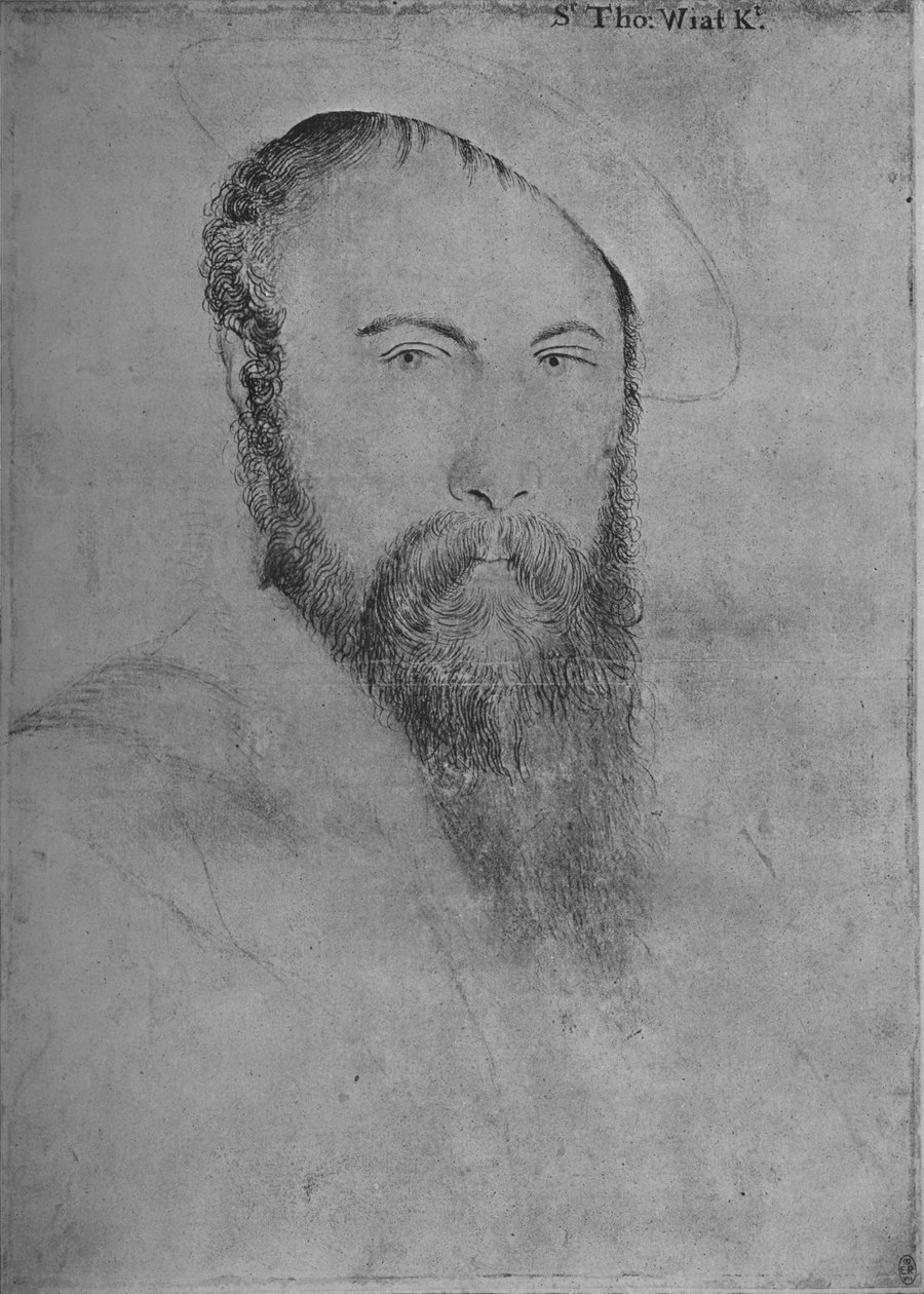 トーマスワイアットコピー卿、c1535-1553 1945 作： ハンス・ホルバイン・ザ・ヤング