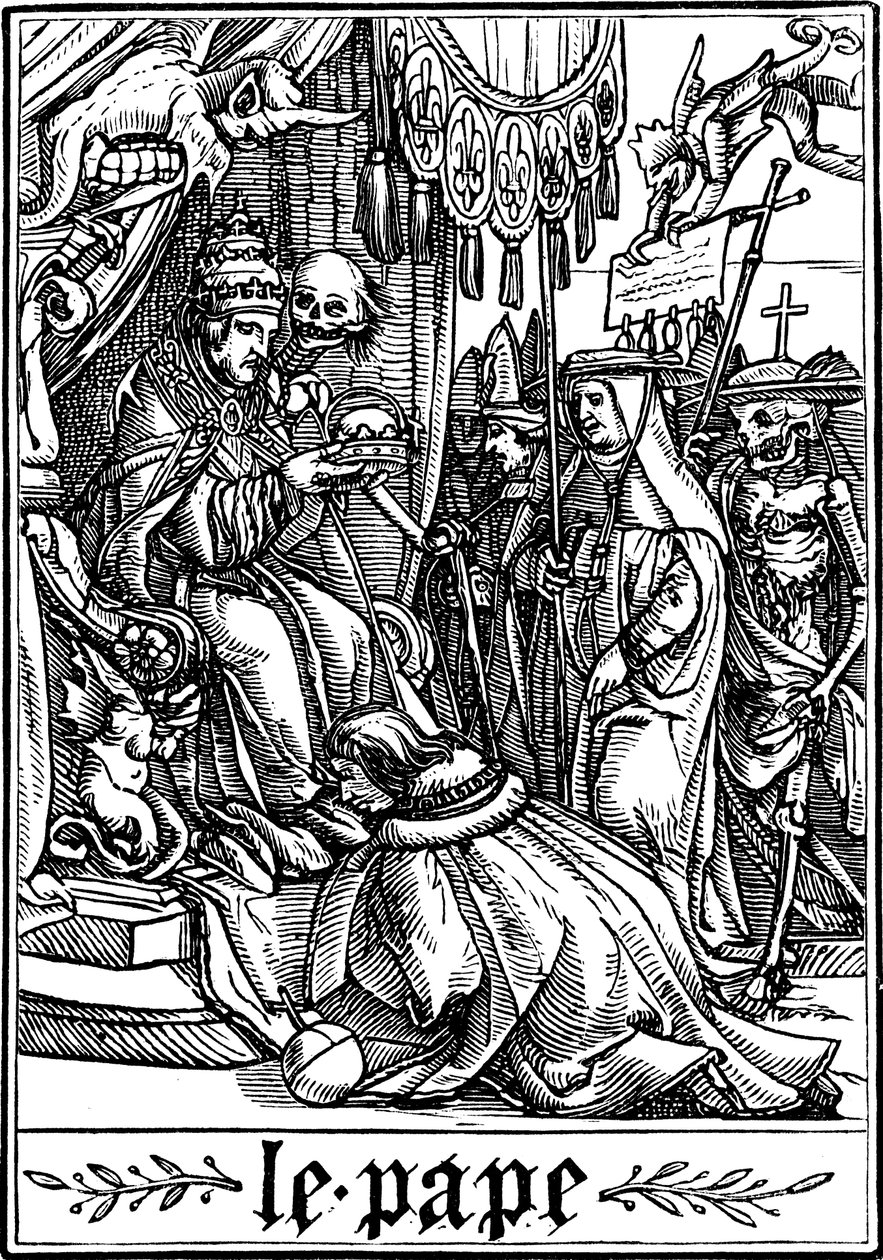 教皇、1538年に死去 作： ハンス・ホルバイン・ザ・ヤング