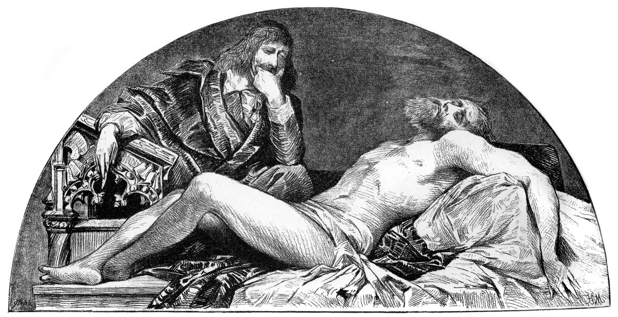 ジョセフリベラ、イタリアで活躍するスペイン人アーティスト、c1880-1882。 作： ハンス・マカート