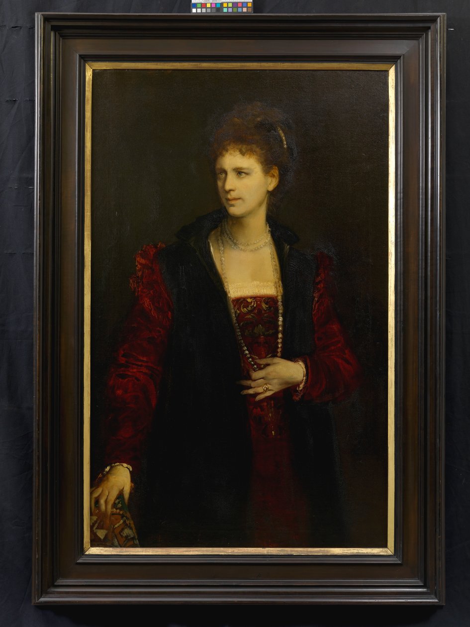 ツェルリーネ・ガビヨン（旧姓ヴュルツブルク、1834年～1892年）、女優 作： ハンス・マカート