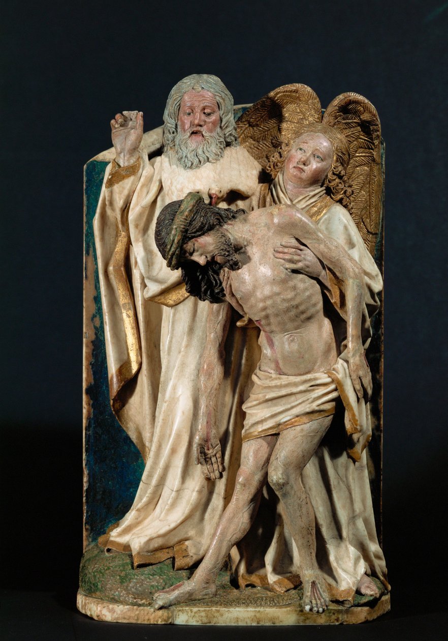 聖三位一体（ポリクローム・ライムストーン） 作： ハンス・マルチャー