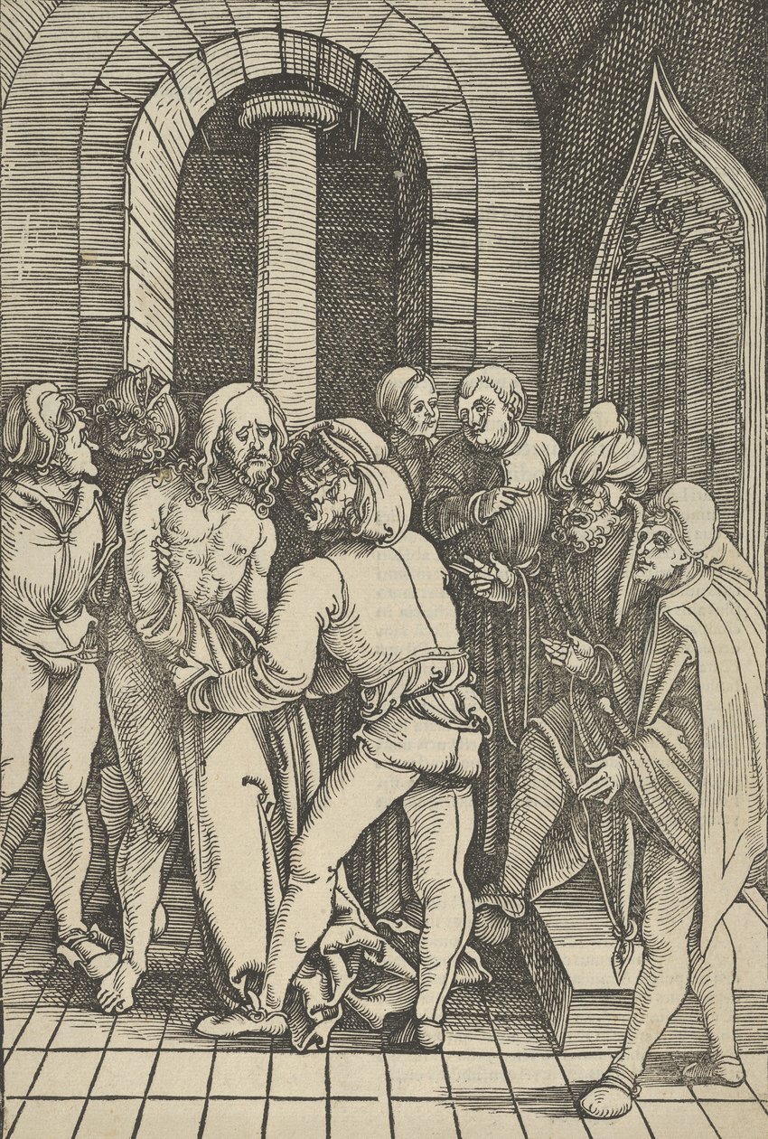私たちの主イエス・キリストの受難の鏡から剥ぎ取られたキリスト、1507年。 作： ハンス・ショイフェライン長老