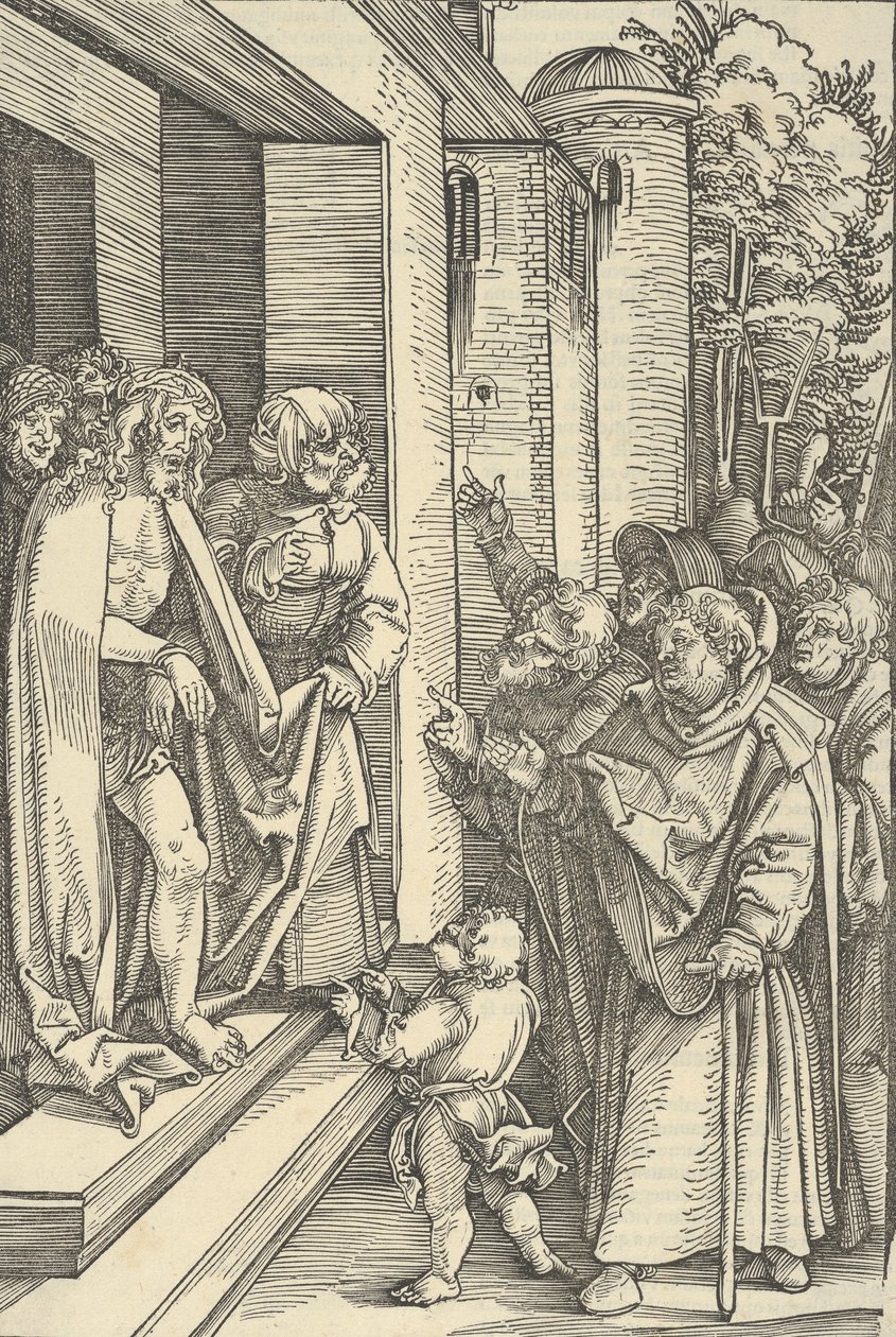 1507年、私たちの主イエス・キリストの情熱の鏡から男を見よ 作： ハンス・ショイフェライン長老