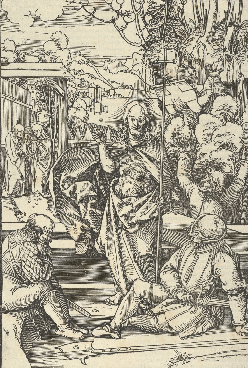 私たちの主イエス・キリストの受難の鏡からの復活、1507年。 作： ハンス・ショイフェライン長老
