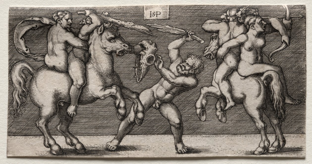 三人の戦闘、1546-1547。 作： ハンス・セバルド・ベハム