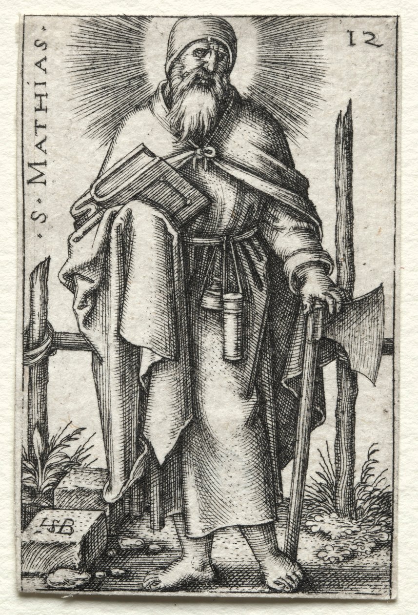 聖マタイ、1545-1546。 作： ハンス・セバルド・ベハム