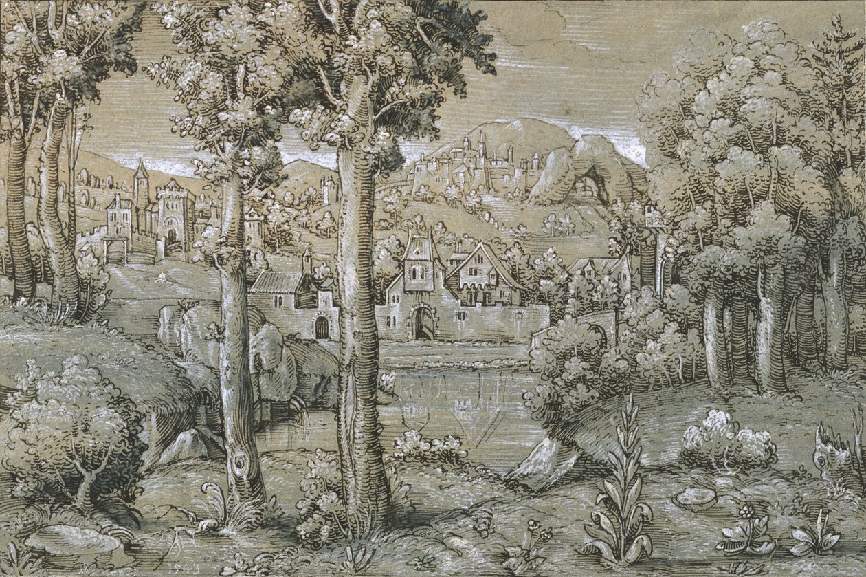 架空の風景、1543年。 作： ハンスセバルドローテンサック