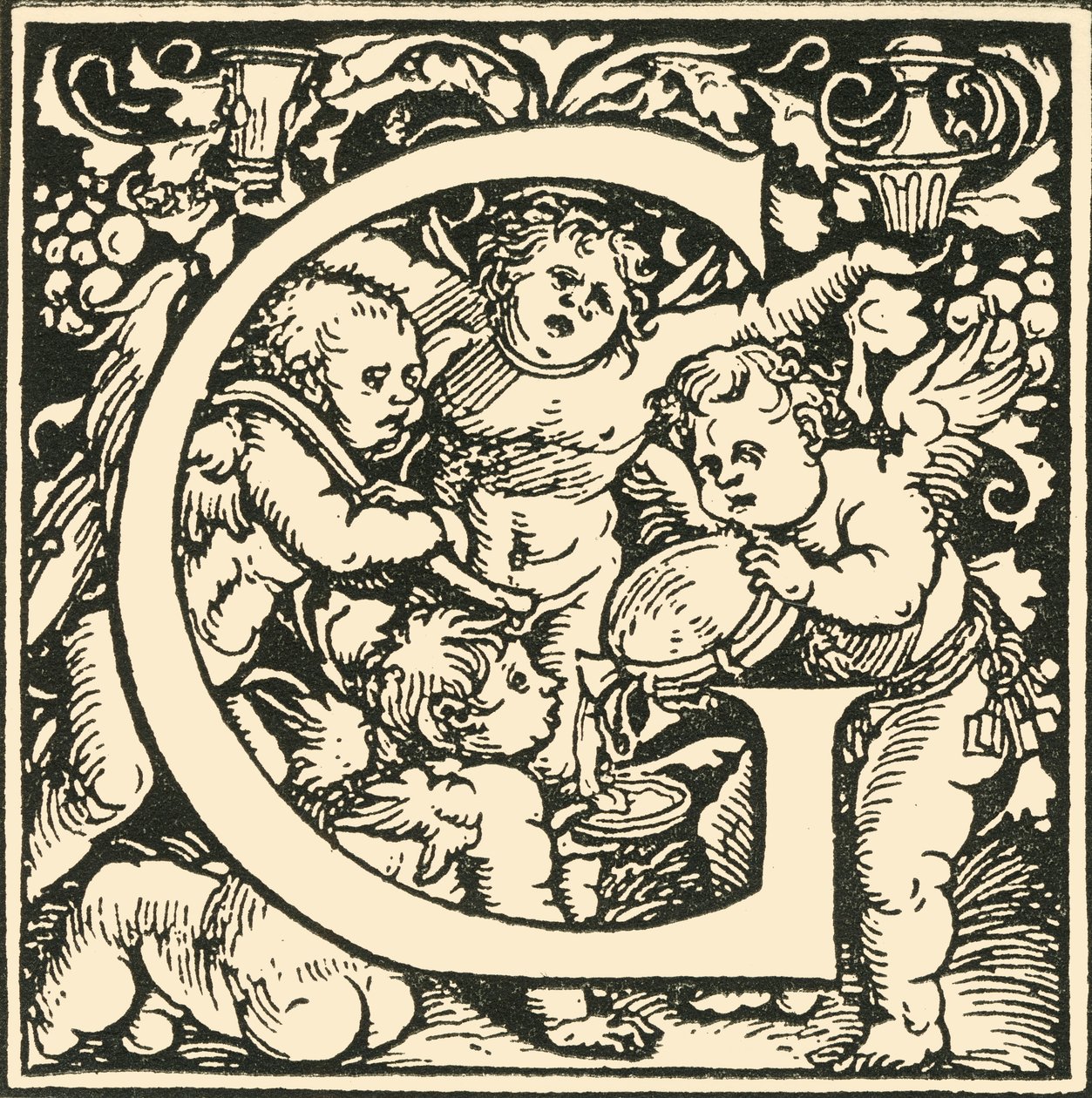 G-Hans Weiditz作のアルファベット、c1520-1521、1908。 作： ハンス・ワイディッツ