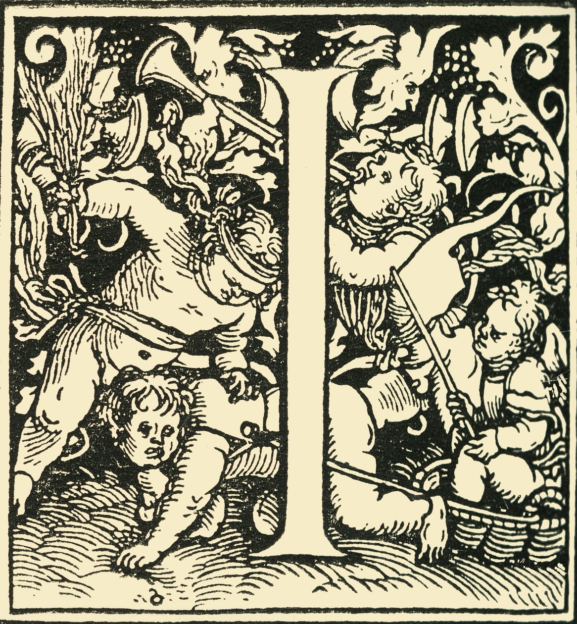 I-Hans Weiditzによるアルファベット、c1520-1521、1908。 作： ハンス・ワイディッツ