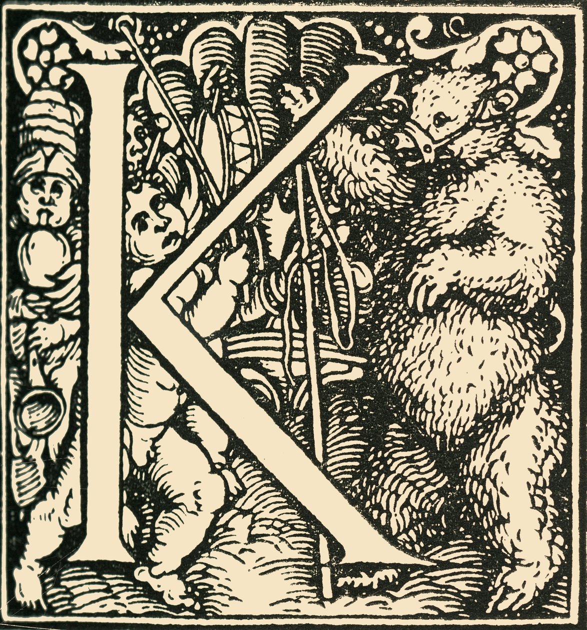 K-Hans Weiditzによるアルファベット、c1520-1521、1908。 作： ハンス・ワイディッツ