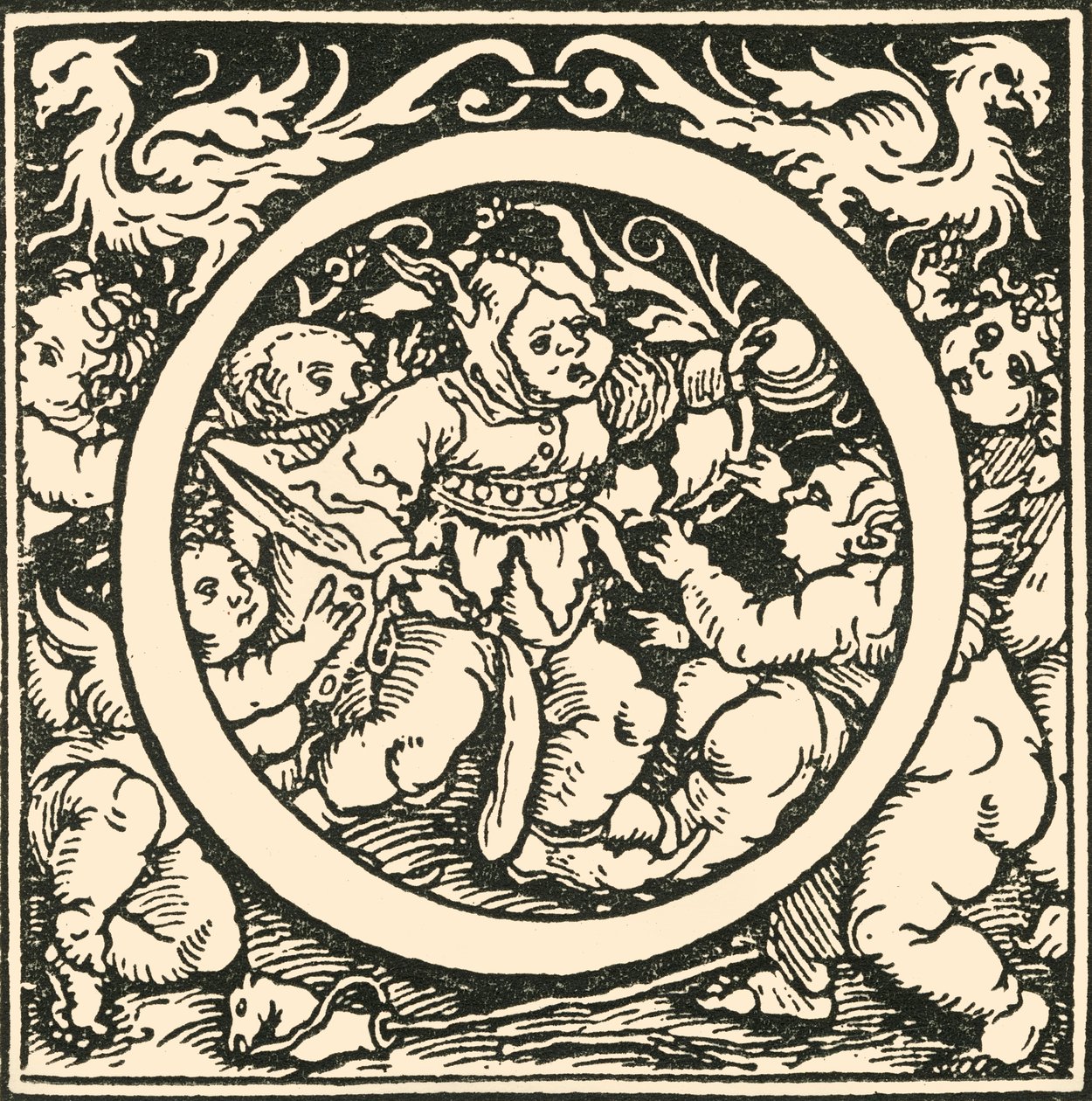 O-Hans Weiditzによるアルファベット、c1520-1521、1908。 作： ハンス・ワイディッツ
