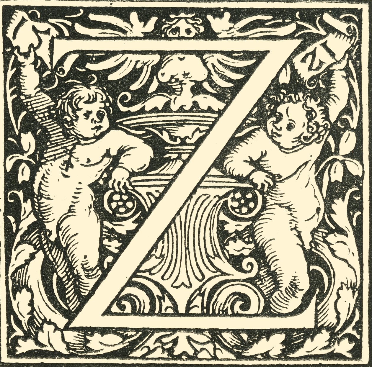 Z-Hans Weiditzによるアルファベット、c1520-1521、1908。 作： ハンス・ワイディッツ