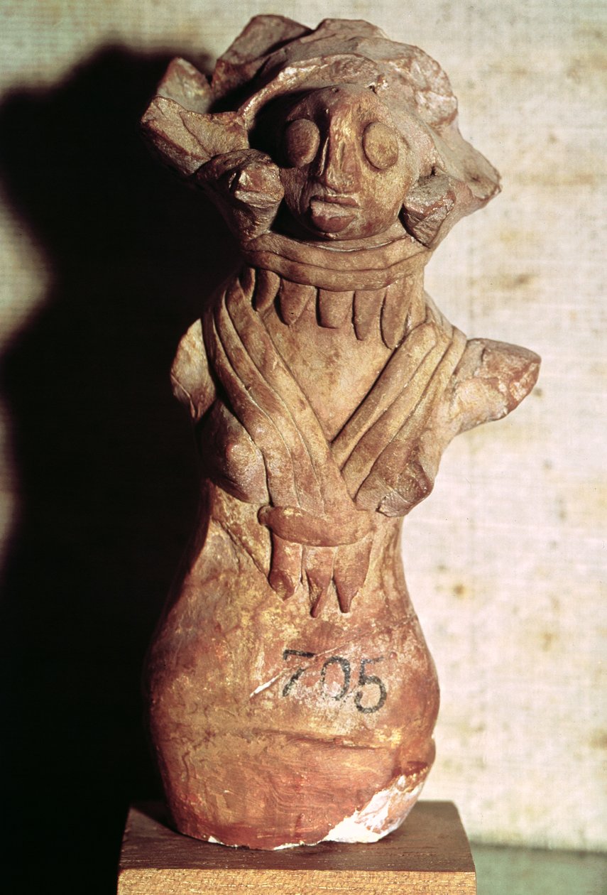 母なる女神の図、パキスタン、インダス渓谷、紀元前3000年〜15000年 作： はらっぱん