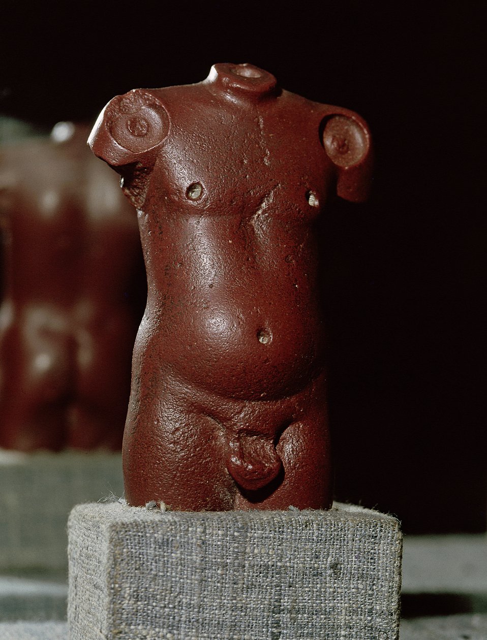 男性の胴体、モヘホダロ出身、インダスバレー、パキスタン、紀元前3000〜1500年 作： はらっぱん