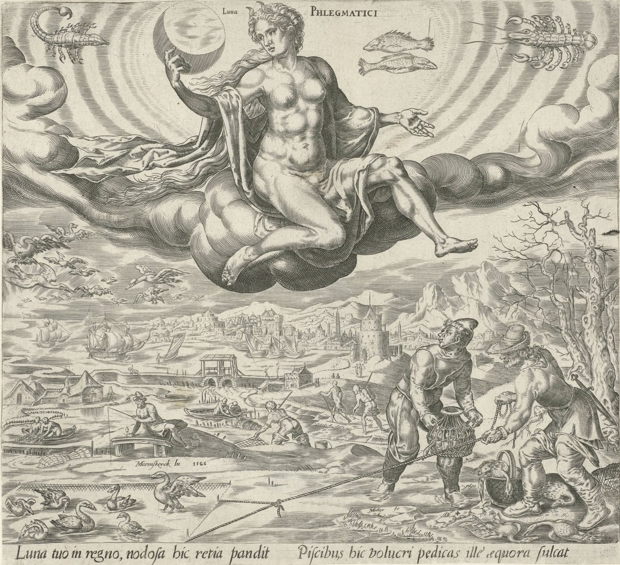 痰気質 Phlegmatic (オブジェクトのタイトル) 四つの気質 作： Harmen Jansz Muller