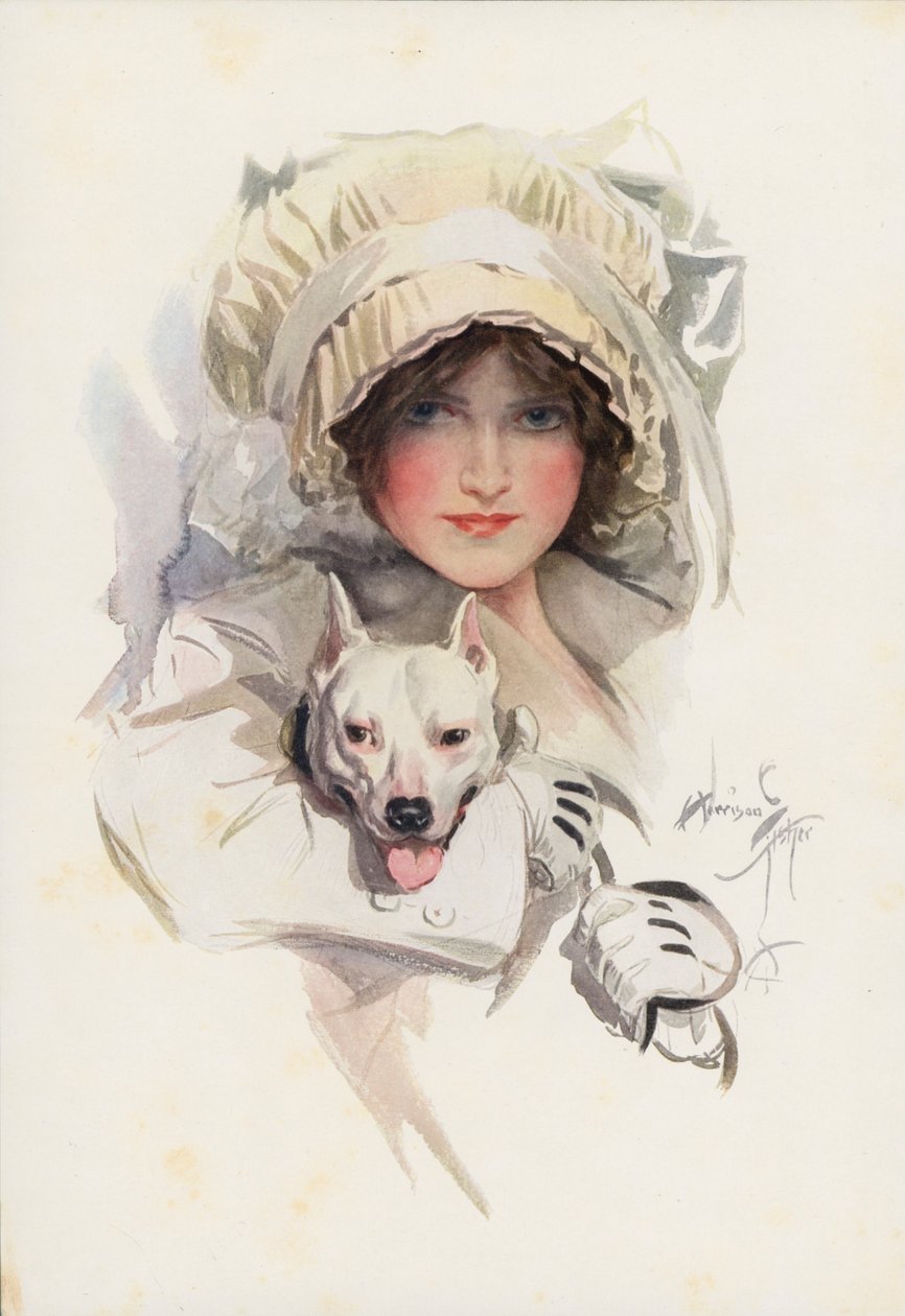 とらえどころのない魅力（カラーリトグラフ） 作： ハリソン・フィッシャー