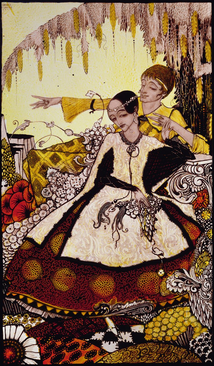 しかし、これらは腐っているので、あなたは生きているすべての女王であるか、JM Syngeの「Queens」からHarry Clarkeのイラストにされています 作： ハリー・クラーク