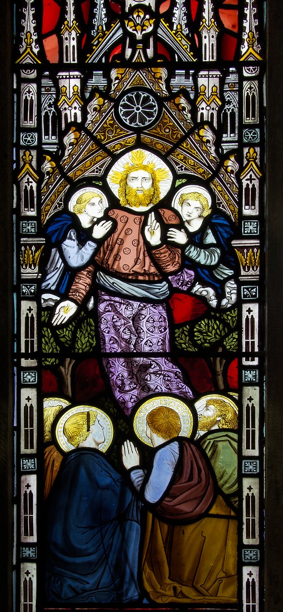 Derwen、St Mary、James Powell＆Sons、Harry Wooldridge、The Annunciation、1869 作： ハリー・エリス・ウォルドリッジ