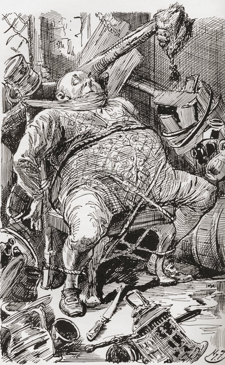Ilustração para o romance de Charles Dickens, Barnaby Rudge 作： ハリー・ファーニス