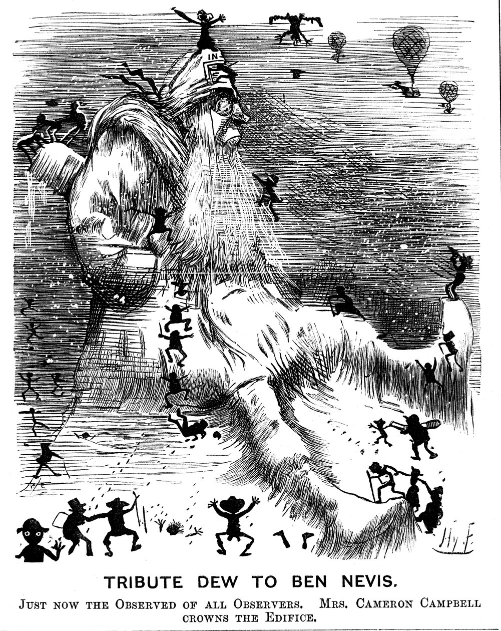 露をベンネイビスに捧げ、1883年 作： ハリー・ファーニス