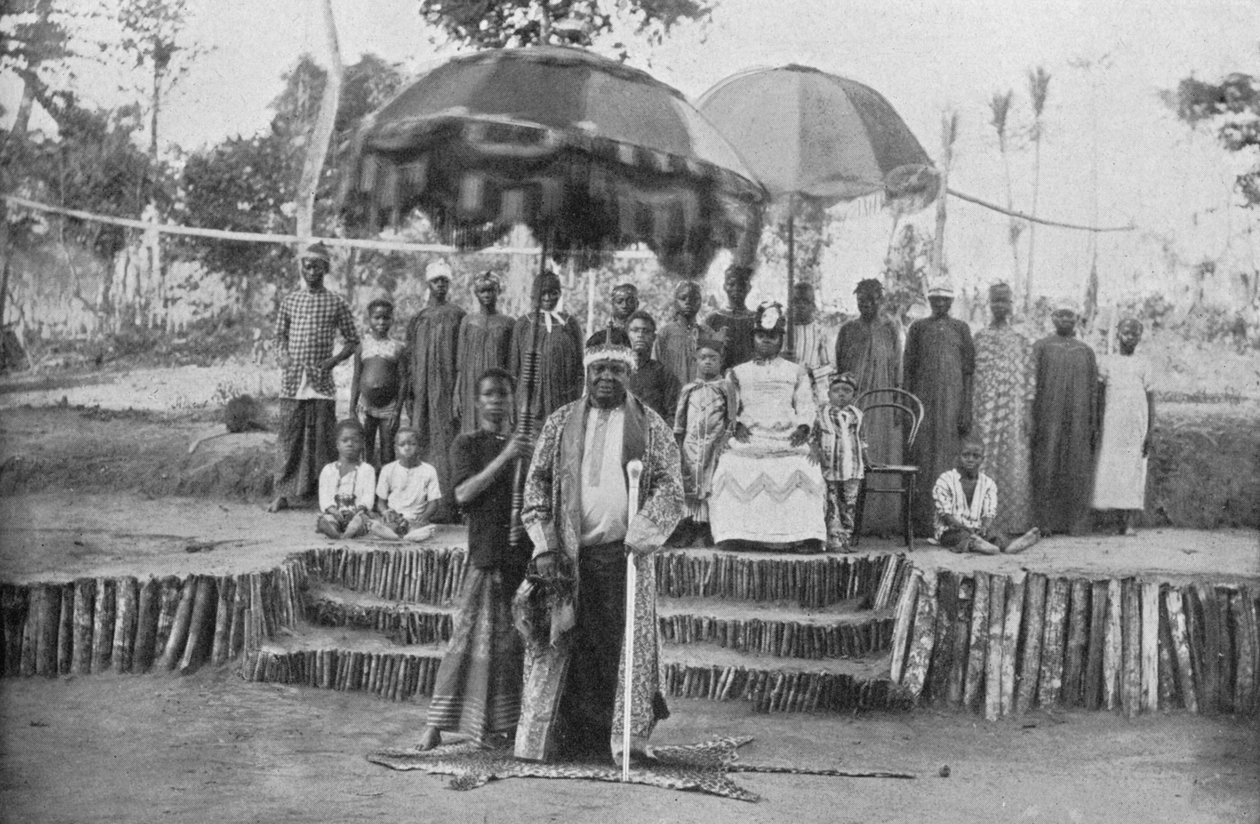 ジョンボココブハム、1912年に旧カラバル南ナイジェリアの王 作： ハリー・ジョンストン