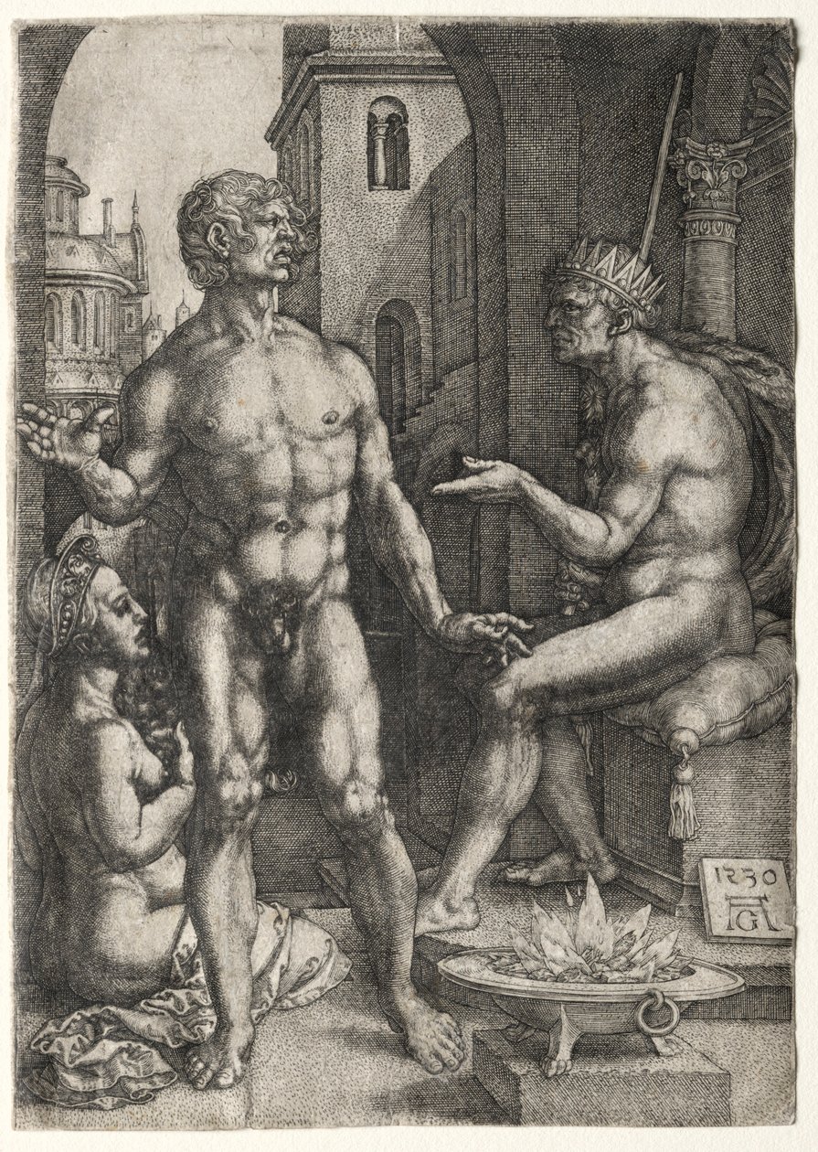 Mucins Saevola、1530。 作： ハインリッヒ・アルデグリーバー